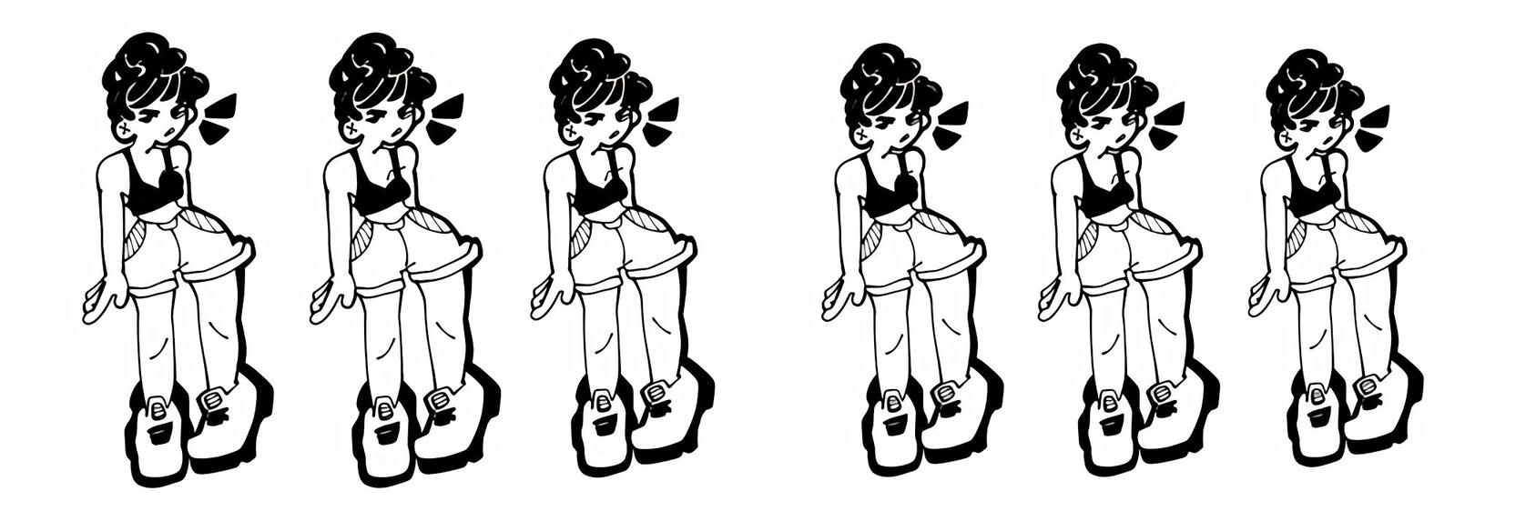 corpo inteiro lineart